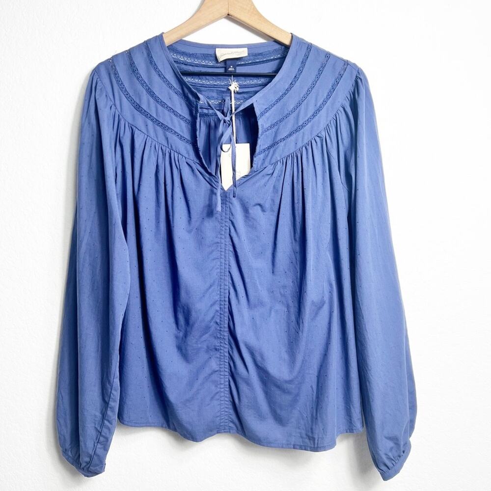 UNIVERSAL THREAD LONG SLEEVE WOMEN BLUE BLOUSE SIZE MEDIUM BRAND NEW